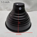 1Pcs Dome Heating Reptile Light Fixtures Aluminum Black Animals Heat Lamp Protector Lampshade Shell