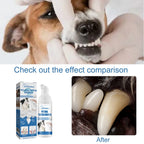 Pet Mouth Cleaning Foam Natural Plants Tartar Remover Cleaning Bad Smell Tongue Pet Accessories Dogs And Cats Oral Cleanse Foams