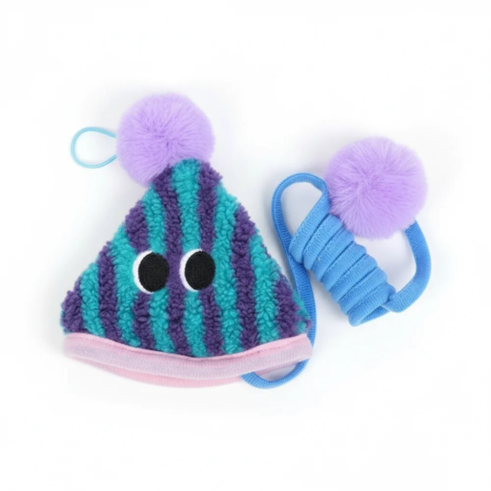 Ceiling-Mounted Elastic Spring Cat Toy — Stretchable Bite-Resistant Parachute Ball Interactive Cat Exerciser
