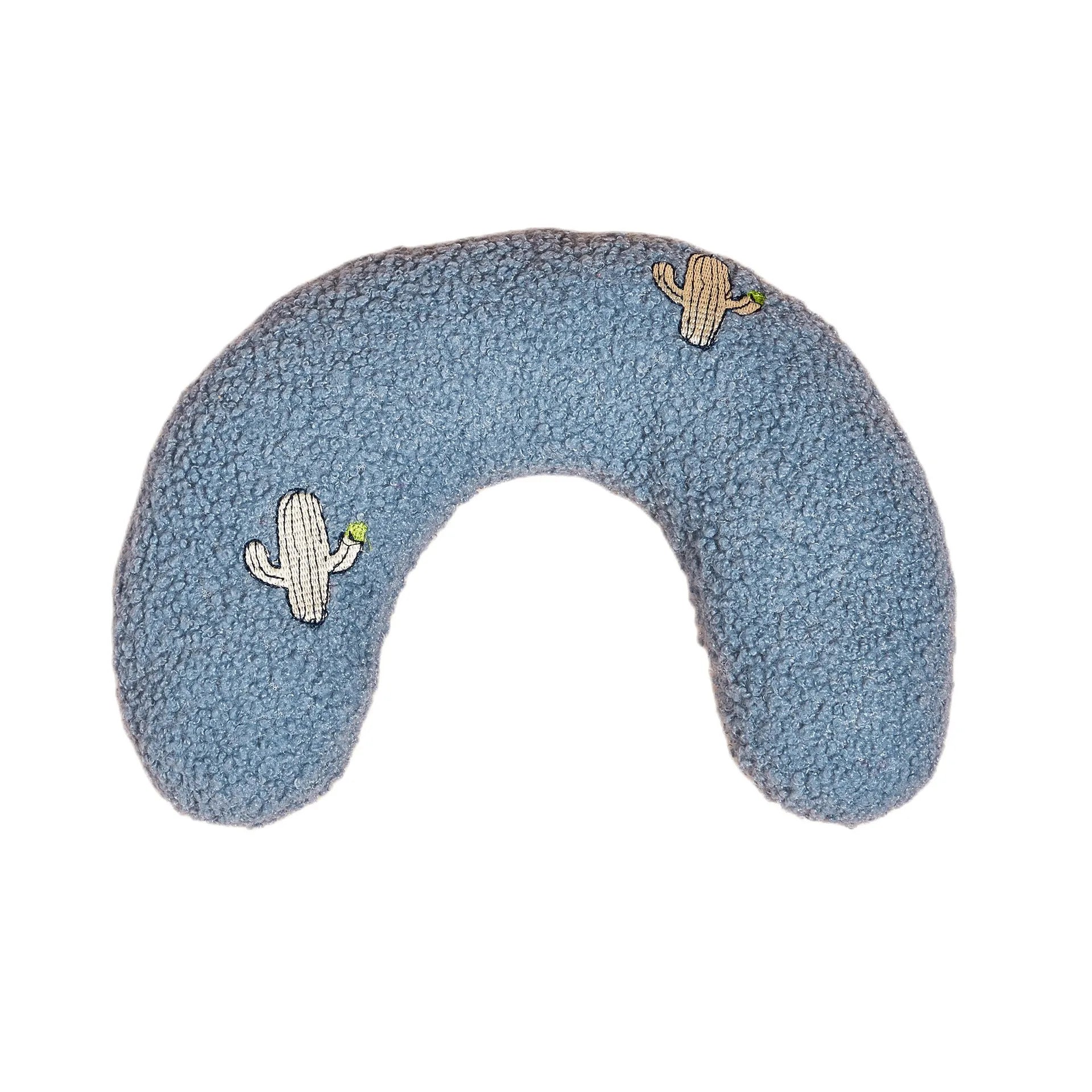 U-Shaped Pet Pillow Plush Sleep Aid for Cats & Dogs — Comfortable Winter Cervical Support Throw Pillow