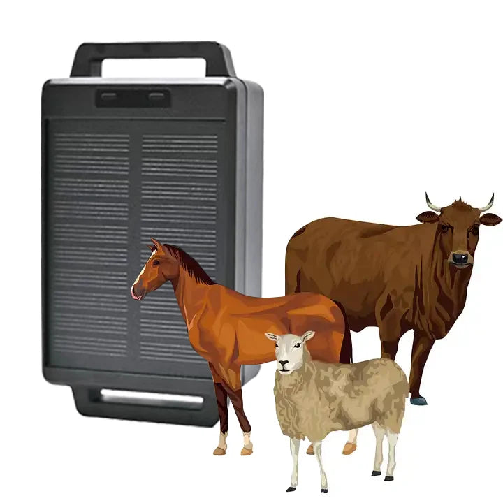 4G Solar GPS Livestock Tracker for Cattle, Horses & Sheep - IP67 Waterproof Real-Time Farm Tracking Device