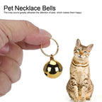 2pcs Gold Silver Tone Pet Wear Charm Color Stable Surface Polished Dog Hanging Bell Long Lasting Luster Glossy Finished