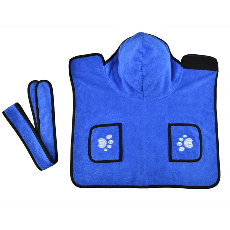 New Pet Dog Bath Towel for Small Medium Large Dog Bathrobe Cloth Microfiber Super Absorbent Pet Drying Towel Soft Dog Towel