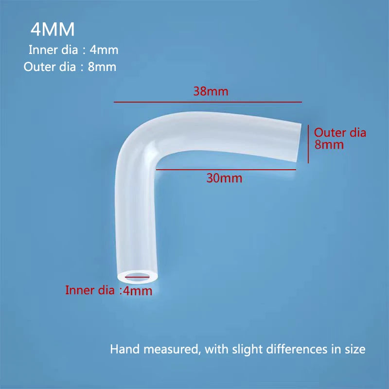 Soft Silicone Aquarium Elbow Connector (Flexible Joint, Hard Tube Adapter, Filter Hose)
