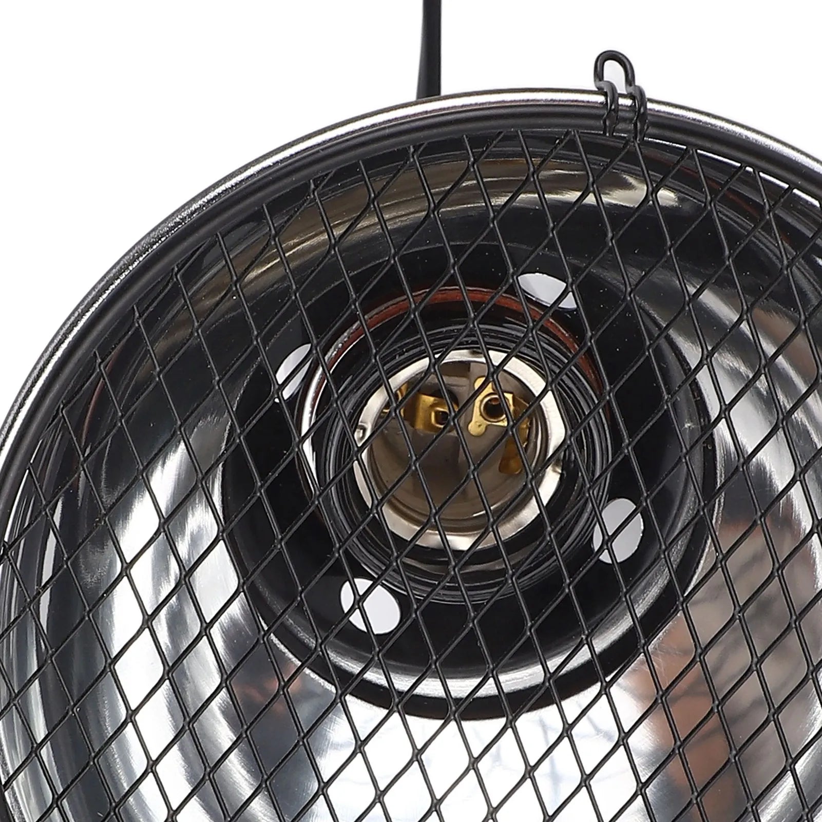 5.5in Reptile Lamp Fixture Uniform Heating Professional Shallow Dome Lamp Cap for Amphibians