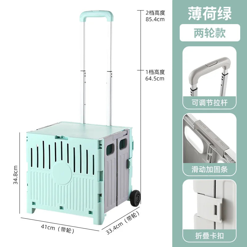 Pet Cart Small and Medium Sized Dog Lightweight Foldable Teddy Corgi Cat Walking Dog Out Lightweight Hand Push Scooter
