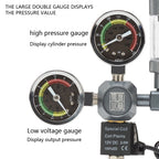 ZRDR Aquarium CO2 Regulator (Solenoid Valve, Bubble Counter, Planted Tank)