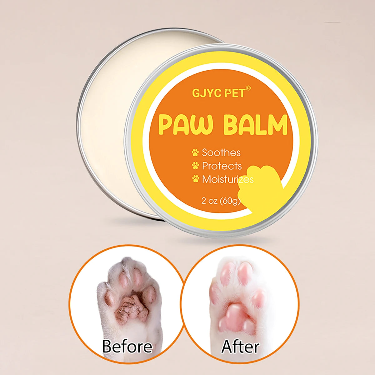 Pet Paw Balm Dog Paw Cream Cats Dogs Paw Protector Cream Pet Feet Moisturizer Pet Crack Feet Repair Pet Accessories