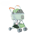 Luxury Pet Stroller Suitable for Travel Washable Pet Stroller Cat and Dog Stroller Lightweight and Foldable Pet Cart MAXFOR 25KG
