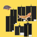 EU Terrarium Reptiles Heat Mat 5-45W Climbing Pet Heating Warm Pads Adjustable Temperature Controller Mats Reptiles Supplies 1PC