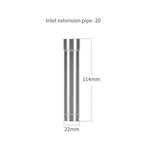Stainless Steel Aquarium Filter Lily Pipe & Oil Film Skimmer (WYIN Style, Inflow/Outflow)