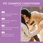 YEGBONG 100ml Pet Lavender Shampoo Gentle Cleansing Fluffy Smooth Coat Long Lasting Fragrance Vet Recommended for Dog and Cat