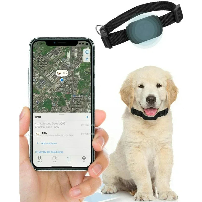 Waterproof Animal GPS Tracking Collar with Movement Alert - Remote Global Anti-Loss Locator for Dogs, Cats & Puppies