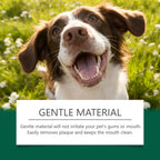 Pet Teeth Cleaning Wipes: Cleans Food Residues in Teeth Gaps, Eliminates Bad Breath, Freshens Mouth, Easy to Use