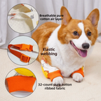 Elastic Dog Elbow Brace with Cartoon Pattern (Anti-Lick, Joint Protection)
