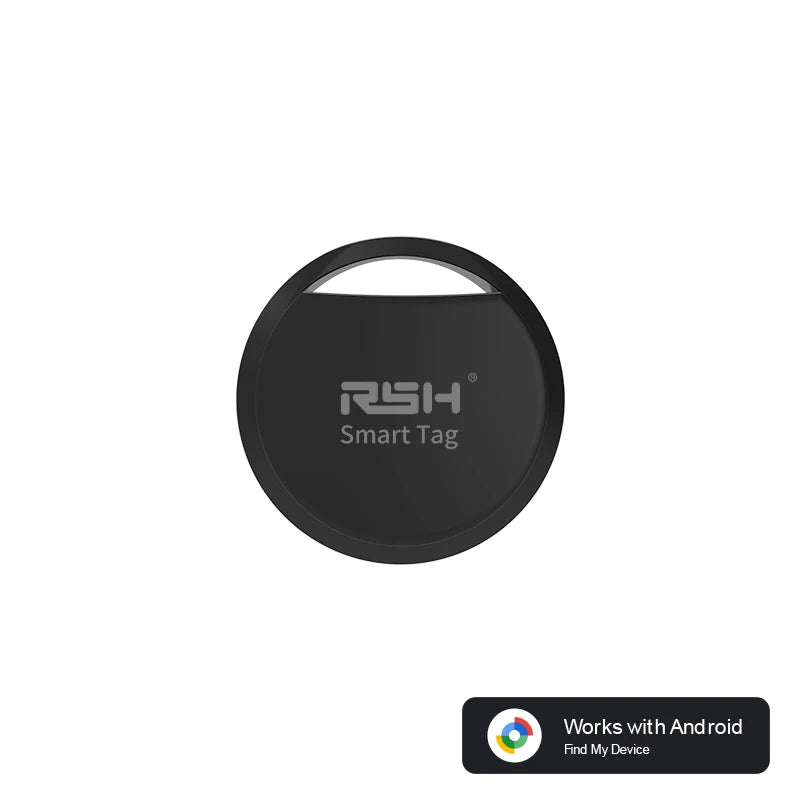 RSH Smart Bluetooth Tag for Google Find Hub & Xiaomi - Android Anti-Loss Global Tracker for Pets, Cats & Dogs