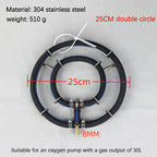 1Pcs 304 Stainless Steel Koi Fish Pond Oxygenation Aquarium Supplies Nano Aeration Disc Fish Pond Seafood Pond Oxygen Plate