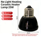 220V Ceramic Heated Incubation Lamp, Infrared Lamp, Infrared Light Bulb, Reptile Constant Temperature Lamp for Lizard Snake 1PC