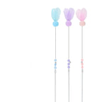 Gradient Feather Cat Teaser Wand Toy — Colorful Interactive Rod Stick for Cats (1–50 Pack)