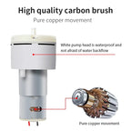 DC 12V Mini Aquarium Air Pump (Adjustable PWM, Breeding, Fish Tank)