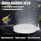Disc Bubble Air Stone Diffuser (1pc, Aquarium Oxygen Aerator, Fine Bubble Disk)