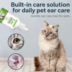 60ml Natural Herbal Pet Ear Wash For Dogs Cats Clear Earwax Dirt Mild Daily Home Ear Care Gentle Easy Use Cleaning Fluid