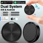 Dual System iOS & Android GPS Smart Tag - Vehicle, Pet & Child Anti-Loss Locator with Google Find Hub