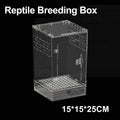 Acrylic Reptile Breeding Box Transparent Visable Arboreal Terrarium Habitat Insect Spider Lizard Scorpion Pet Feeding Cage