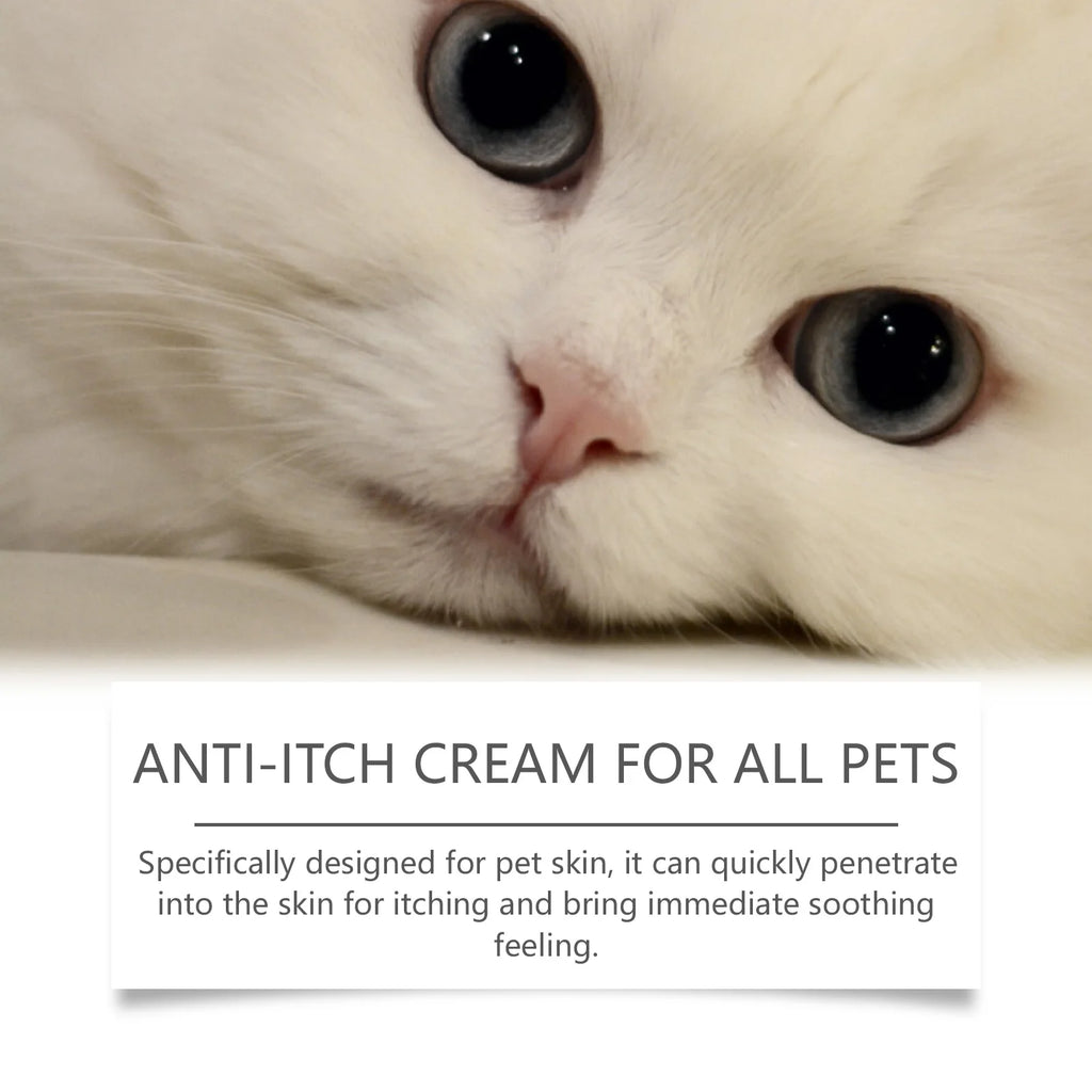 Yegbong Mild Pet Anti-Itch Cream – Relieves Dryness & Allergic Itching, Hormone-Free & Non-Irritating, Reduces Scratching Damage