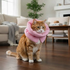 Waterproof Adjustable Cat Recovery Cone Collar — Warm Breathable Anti-Bite Elizabethan Pet Wound Protector
