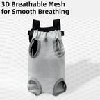 Breathable Mesh Pet Front Bag Double Shoulder Adjustable Strap Pet Carrier Backpack Portable Hands-free Dog Carrying Bag
