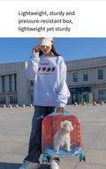 2026 High Quality Translucent Pet Carrier Portable Outdoor Cat Bag Large Capacity Aviation Travel Case