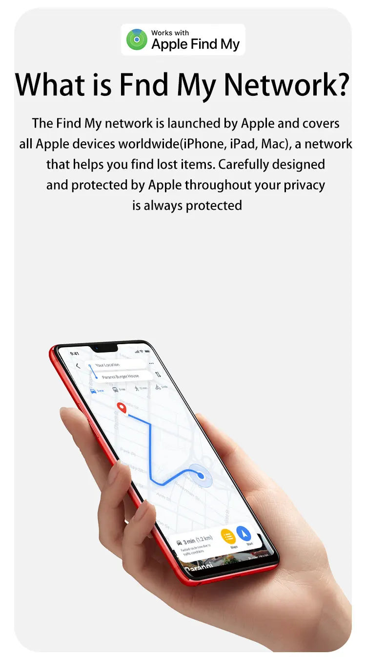 Mini Portable Bluetooth Find My Tag Tracker for Kids, Pets & Valuables - Real-Time Locator