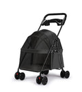 Hot Sale Popular Small Dog Foldable Pet Stroller Featuring a Convenient Pet Dish for Your Furry Friend