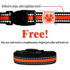 No-Subscription Pet GPS Tracker for Dogs & Cats with Free Collar - Waterproof Real-Time Tracking