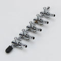 Stainless Steel Aquarium Air Flow Splitter & Regulating Valve (Oxygen Pump Distributor, Adjustable)