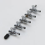Stainless Steel Aquarium Air Flow Splitter & Regulating Valve (Oxygen Pump Distributor, Adjustable)