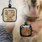 Dog Treat Pouch with Transparent Window (Zipper, Waterproof, Portable)