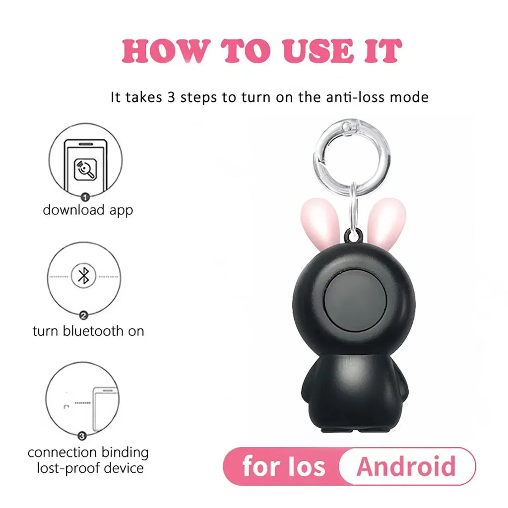 Mini Smart GPS Bluetooth Anti-Loss Tag - Real-Time Location Finder for Keys, Pets, Dogs, Cats & Kids