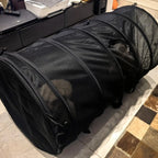 Large Car Dog Crate for Backseat (Foldable, Golden Retriever, Breathable)