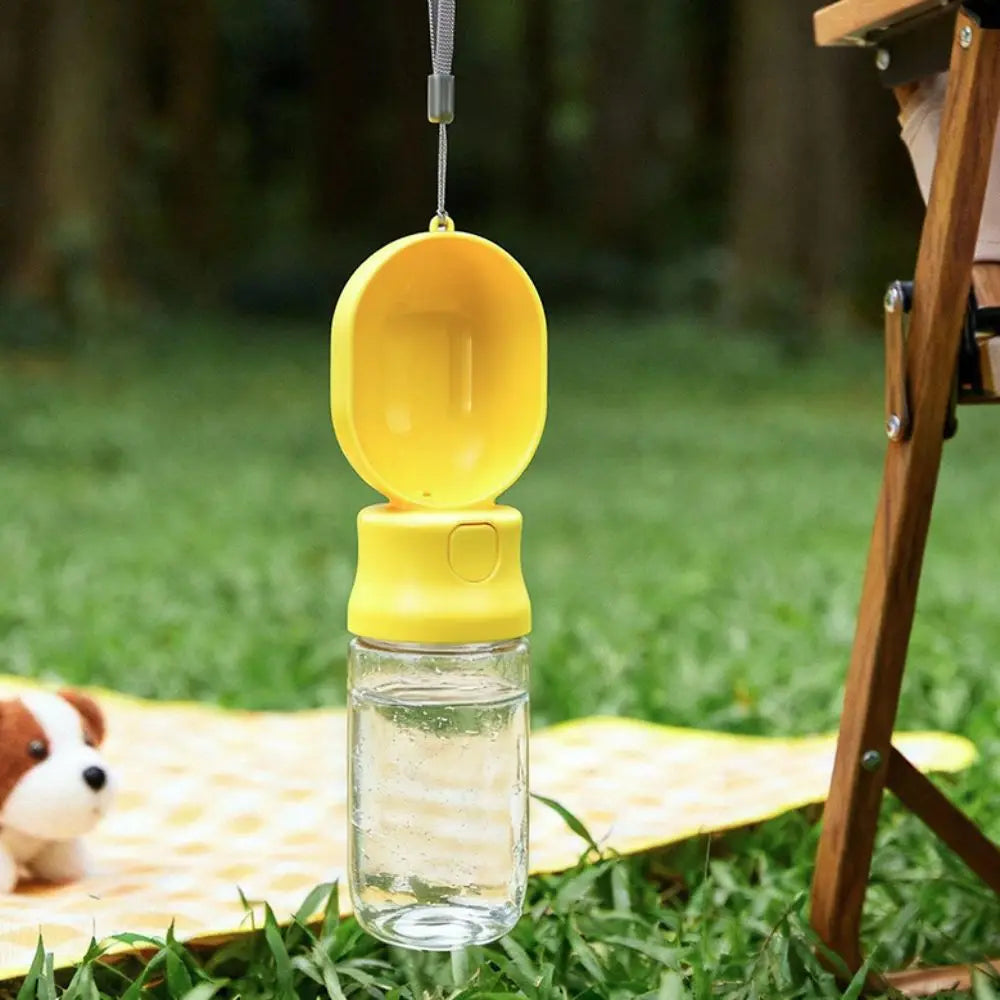 Leak-proof Outdoor Dog Water Bottle Sealed with Filter Dog Water Dispenser Detachable Press Design Dog Water Food Cup Puppy