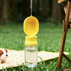 Leak-proof Outdoor Dog Water Bottle Sealed with Filter Dog Water Dispenser Detachable Press Design Dog Water Food Cup Puppy