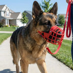 Adjustable Anti-Biting Dog Muzzle (Buckle, Stop Barking, All Breeds)
