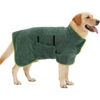 Dog Bathrobe Absorbent Pet Quick Drying Bath Towel Dog Bath Towel Large Small Dogs Clean Absorbent Bathrobe Full Body Wrap Cat