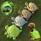 Soft Turtle Shape Dog Backpack Cartoon Portable Dog Snack Bag Large Capacity Adjustable Puppy School Bag Pet Supplies