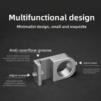 Aluminum Alloy Aquarium Water Tube Holder (Portable Pipe Hose Bracket, Fixed Clip Mount)