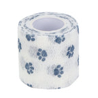 Elastic Fiber Pet Self-adhesive Bandage Non-woven Fabric Breathable Elastic Cohesive Tape Stretchable Printed Paw Pattern