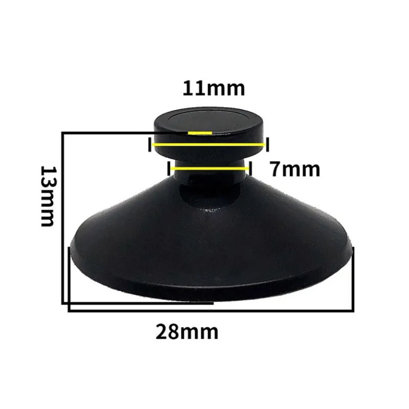 Aquarium Suction Cup Holders (10-Pack, Black, Air Pump & Water Pump Clips for Glass)