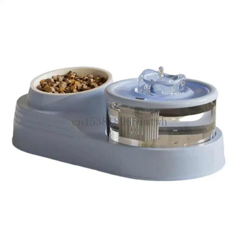Healthiness Pet Water Station Suit Wireless Cats Water Fountains Big Capacity B03D