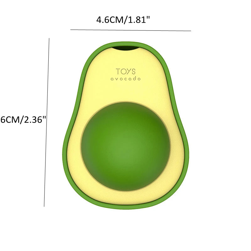 Avocado Catnip & Mint Interactive Cat Ball — Bionic Fun Toy for Gut Health & Play